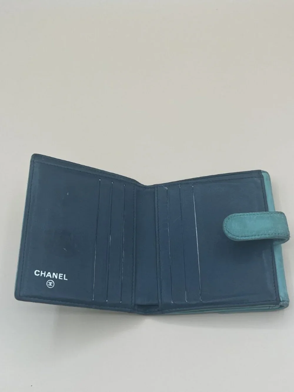 CHANEL blue camellia dark